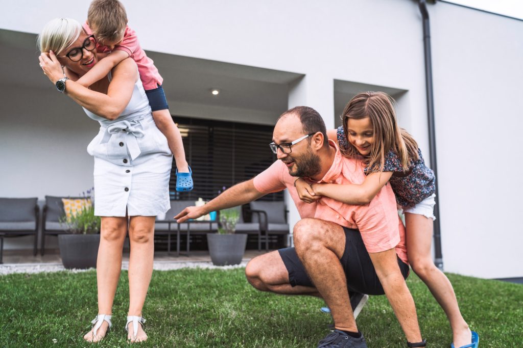 Family enjoying time at home after a secure property settlement in Liverpool NSW
